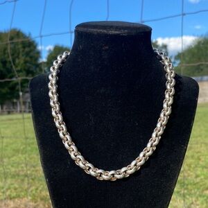 VTG Silver Tone Chain Necklace